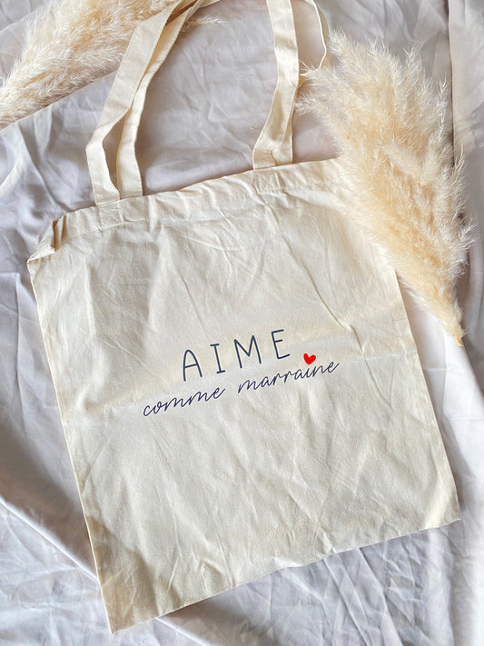 Tote bag Aime comme..